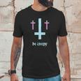 Pastel Goth Inverted Cross Be Creepy Unisex T-Shirt Gifts for Him