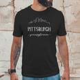 Pittsburgh Pennsylvania Downtown Skyline Unisex T-Shirt Gifts for Him