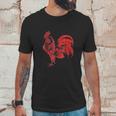 Red Rooster Cocky Vintage Rooster Unisex T-Shirt Gifts for Him