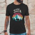 Retro Vintage Mount Shasta California Mountains Bear Unisex T-Shirt Gifts for Him