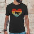 Vintage Heart Honey Badger Unisex T-Shirt Gifts for Him