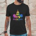 Washington Dc Skyline Watercolor Souvenirs Gifts Us Capitol Unisex T-Shirt Gifts for Him