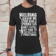 Welder Welding Saved Me From Being A Pornstar Funny Unisex T-Shirt Gifts for Him