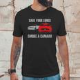 Wheel Spin Addict Mens Save Your Lungs Smoke A Camaro Unisex T-Shirt Gifts for Him