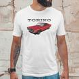 1969 Ford Torino Gt Front Red Unisex T-Shirt Gifts for Him