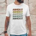 Amherst Massachusetts Retro Vintage Unisex T-Shirt Gifts for Him