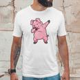 Dabbing Pig Funny Piggy Farm Farmer Pig Dab Dance Unisex T-Shirt Gifts for Him