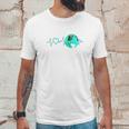 Earth Day Heartbeat Recycling Climate Change Activism Gift Unisex T-Shirt Gifts for Him