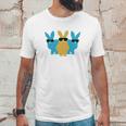 Easter Bunny Hip Trio Bunnies Funny Gift Unisex T-Shirt Gifts for Him