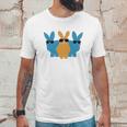 Easter For Men Hip Trio Bunnies Funny Graphic Hipster Easter Bunny Unisex T-Shirt Gifts for Him