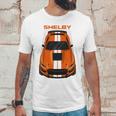 Ford Mustang Shelby Gt500 2020 2021 Twister Orange White Stripes Unisex T-Shirt Gifts for Him