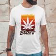 Funny Marijuana For Men Blaze It Unisex T-Shirt Gifts for Him