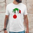 Grinch Arm Holding Ornament T-Shirt Unisex T-Shirt Gifts for Him