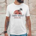 Jaws Amity Island Welcomes You Natural Unisex T-Shirt Gifts for Him