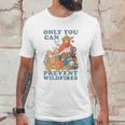 Luv Smokey Bear Only You Can Prevent Wild Fires Ringer Unisex T-Shirt Gifts for Him