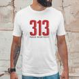 Made In Detroit 313 Area Code Pride Unisex T-Shirt Gifts for Him