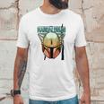 The Mandalorian Gradient Beskar Helmet Unisex T-Shirt Gifts for Him