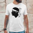 Maure Moors Head Sardinia Corsica Graphic Unisex T-Shirt Gifts for Him