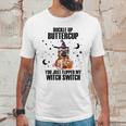 Pug Dog Buckle Up Buttercup You Just Flipped My Witch Switch Unisex T-Shirt Gifts for Him