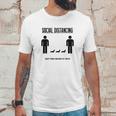 Social Distancing Dachshund Unisex T-Shirt Gifts for Him