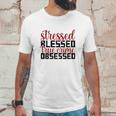 Stressed Blessed True Crime Obsessed True Crime Junkie Unisex T-Shirt Gifts for Him