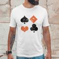 Vintage Poker Playing Cards Unisex T-Shirt Gifts for Him