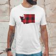 Washington State Seattle Flannel Plaid Unisex T-Shirt Gifts for Him