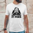 When It Rains It Poes Funny Edgar Allan Poe Unisex T-Shirt Gifts for Him