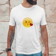 Winky Face Smiley With Heart Kiss Emoji Unisex T-Shirt Gifts for Him