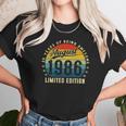 35 Years Old Birthday Made In August 1986 35Th Birthday Unisex T-Shirt Gifts for Her