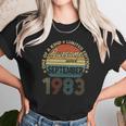 38 Years Old 38Th Birthday Men Awesome Since September 1983 Ver2 Unisex T-Shirt Gifts for Her