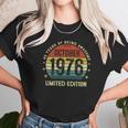 45 Years Old Birthday Vintage October 1976 Limited Edition Unisex T-Shirt Gifts for Her