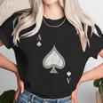 Ace Of Spades Blackjack Cards Poker Unisex T-Shirt Gifts for Her