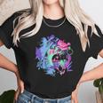 Alice In Wonderland Neon Forest Silhouette Unisex T-Shirt Gifts for Her