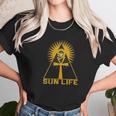 Ancient Egyptian Kemetic Ankh Pyramid Sun Life Unisex T-Shirt Gifts for Her