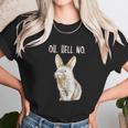 Bad Bunny Disapproving Rabbit Funny Animals Oh Hell No Unisex T-Shirt Gifts for Her