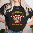 Baltimore City Fire Rescue Ladder 49 Unisex T-Shirt Gifts for Her