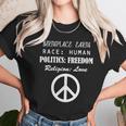 Birthplace Earth Race Human Religion Love Peace Unisex T-Shirt Gifts for Her