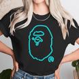 Blue Neon Bape Unisex T-Shirt Gifts for Her