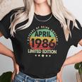 Born In April 1986 Vintage Limited Edition 35Th Birthday Unisex T-Shirt Gifts for Her