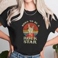 Born To Be Rock Star Hand Horns Vintage Retro Unisex T-Shirt Gifts for Her