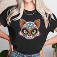 Cat Sugar Skull Funny Day Of The Dead Group Matching Unisex T-Shirt Gifts for Her