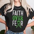 Cerebral Palsy Awareness Month Faith Over Fear Brain Damage Unisex T-Shirt Gifts for Her