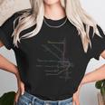 Chicago L Map Cta Elevated L Train Metro Transit Unisex T-Shirt Gifts for Her