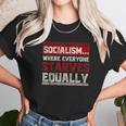 Communist Libertarian Capitalist Socialism Unisex T-Shirt Gifts for Her