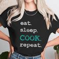 Cook Cooking Chief Eat Sleep Repeat Funny Vintage Gift Unisex T-Shirt Gifts for Her