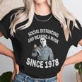 Cute Halloween Funny Halloween Day Social Distancing And Wearing A Mask Since V2 Unisex T-Shirt Gifts for Her