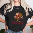 Cute Thanksgiving Turkey Swag Unisex T-Shirt Gifts for Her