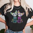 Day Of Dead Sugar Cats Skeleton Skull Unisex T-Shirt Gifts for Her