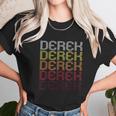 Derek Retro Wordmark Pattern Vintage Style Unisex T-Shirt Gifts for Her